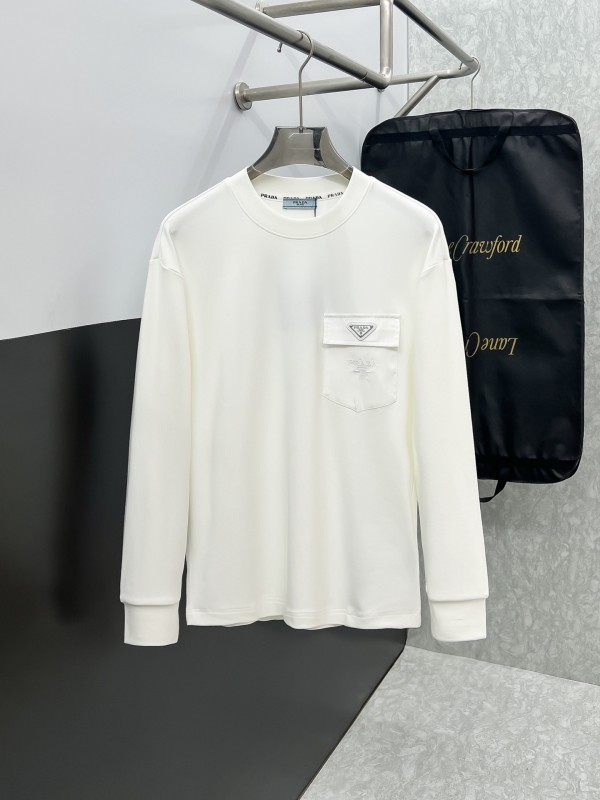 世界中で大人気♪ 2027 プラダ 新作 長袖Tシャツ コピー