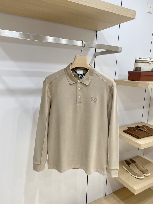 使い勝手良 2027 バーバリー 新作 長袖Tシャツ 偽物 2色