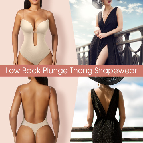 Tummy Control Low Back Faja Shapewear For Wedding Dress