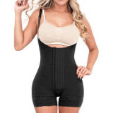 Women Fajas Body Shaper Open Bust Mid-Thigh Sexy Bodysuit Shapewear Waist Trainer Corset Post Surgery Shapewear