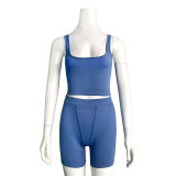 Custom LOGO women clothing 2 piece shorts pants set lounge wear sets