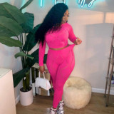 2023 spring Clothing Loungewear Sexy Hollow Tights Casual Sports Suit 2 piece biker Women's sets y2k two piece for women