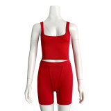 Custom LOGO women clothing 2 piece shorts pants set lounge wear sets