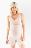 Womens pregnancy activewear low Compression moisture wicking soft Maternity shorts Shapewear
