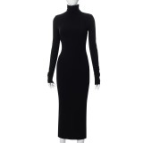 Summer Skims Casual Sleeveless High Waist Slim Sling Dress Long Casual Dresses