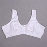 Ultra-thin Bra Front Buckle No Steel Ring Pure Cotton Large Size Underwear Women's Foreign Trade Bra