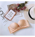 Wireless Sexy Push Up Invisible Bras Front Closure Strapless Seamless Bralette ABC Cup