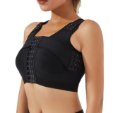 45% Spandex High Compression Breast Augmentation Post Op Surgery Women Shaper Top Vest Fajas Colombianas Shapewear Bra For Women