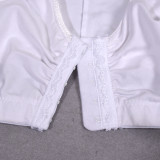 Ultra-thin Bra Front Buckle No Steel Ring Pure Cotton Large Size Underwear Women's Foreign Trade Bra