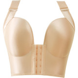 Full Back Coverage Front Closure Bra Deep Cup Bra