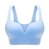 2022  New Women Sport Bras Shirt Fitness Running Underwear Padded Bra Crop Sport Top Underwear Wireless Push Up Brassiere