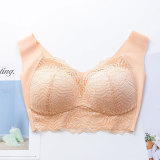ChaoRong Brand Ultimate Lift Stretch Full-Figure Seamless Lace Cut-Out Bra Sexy Lace Underwear Full Coverage Lace Plus Size Bra
