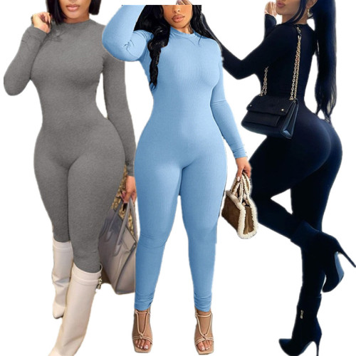 2024 Trendy Plain Long Bodysuit For Women