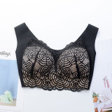 ChaoRong Brand Ultimate Lift Stretch Full-Figure Seamless Lace Cut-Out Bra Sexy Lace Underwear Full Coverage Lace Plus Size Bra