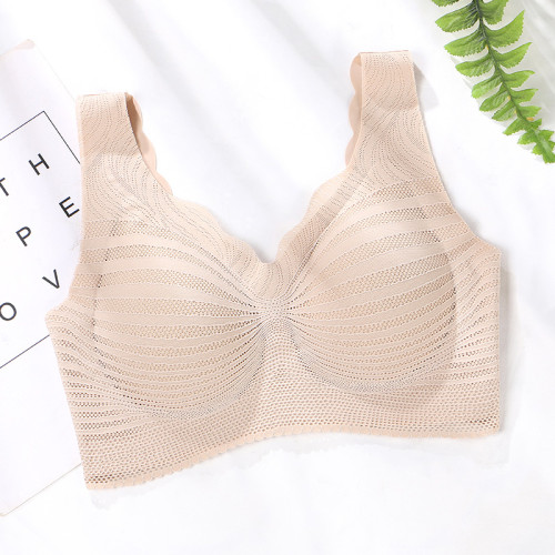 Top Seller Ladies Orthopedic Seamless Back Closure Posture Corrector Bra with Removable Pads