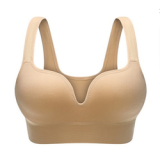 2022  New Women Sport Bras Shirt Fitness Running Underwear Padded Bra Crop Sport Top Underwear Wireless Push Up Brassiere