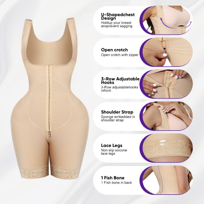 Postoperative Tummy Control Butt Lift Full Body shapwear