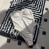 2024 Sexy New One-piece Swimsuit Drawstring Bikini