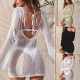 New Knitted Hollow Sexy Bodycon Bikini Swimsuit Cover-ups