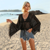 New Beach Cover-up Tassel Sexy Trumpet Sleeve Popular Style