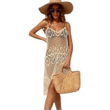 New Beach Skirt Sexy Swallowtail Hollow Slip Bikini Swimsuit Cover-ups