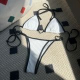 New Love Drawstring Swimsuit Two Pieces Sexy Bikini