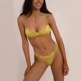 New Sexy Bikini Solid Women's Split Quick-drying Swimsuit