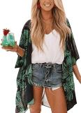Summer Sexy Printed Cardigan Breathable Cover-ups