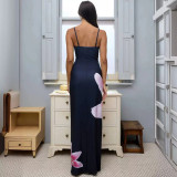 New Digital Printing Vacation Style Retro Fashion Dress