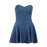 Summer 2024 New Style A-line Sexy Tube-Top Dress For Women