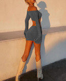 2024 Summer Sexy Drawstring Top Slim Skirt Set