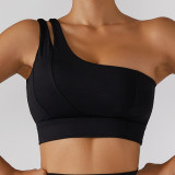 New Fashion Quick-drying One-shoulder Beautiful Back Sports Bra