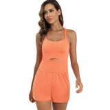 Women's Slip Sports Yoga Wholesale Workout Romper & Jumpsuit