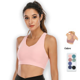 Summer Shockproof Sports Hollow Back Plus Size Bra For Women