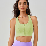 2024 New Style Front Zipper High Strength Yoga Bra