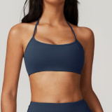 New Popular Halter Neck Beautiful Back Yoga Bra With Chest Pads