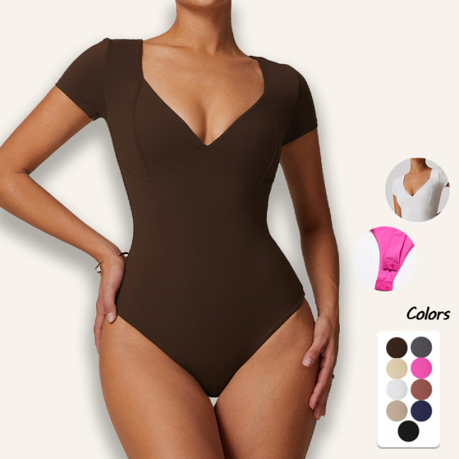 New Popular Gym Deep V-neck Yoga Jumpsuit For Women