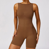 Hot Selling Butt Lift One-Piece V Backless Jumpsuit For Women