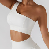 New Fashion Quick-drying One-shoulder Beautiful Back Sports Bra