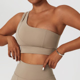 New Fashion Quick-drying One-shoulder Beautiful Back Sports Bra