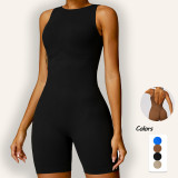 Hot Selling Butt Lift One-Piece V Backless Jumpsuit For Women