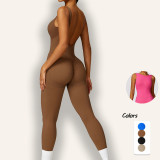 New Popular One Piece V-back Sports Jumpsuit For Gym