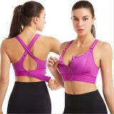 Wholesales High Support Women quick dry Front Zip Sports Plus Size Bra