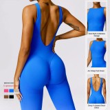 New Popular One Piece V-back Sports Jumpsuit For Gym