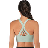 Summer Shockproof Sports Hollow Back Plus Size Bra For Women