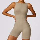 Hot Selling Butt Lift One-Piece V Backless Jumpsuit For Women