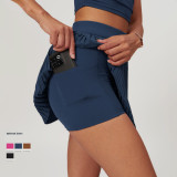 New Fashion High Waist Fitness Tennis Golf Stretchy Skirt