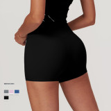 Hot Selling Tight High Waist Hip Lift Fitness Contrast Color Shorts