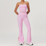 Summer Sexy Sportswear Custom Logo Stylish Yoga Suits Wholesale