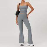 Summer Sexy Sportswear Custom Logo Stylish Yoga Suits Wholesale
